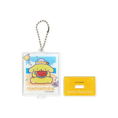 Keychain Acrylic Stand Pompompurin Sanrio Miracle Autograph