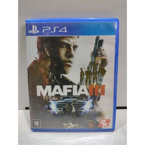 Mafia III Ps4 Game Mídia Física Jogo Original Usado Playstation 4