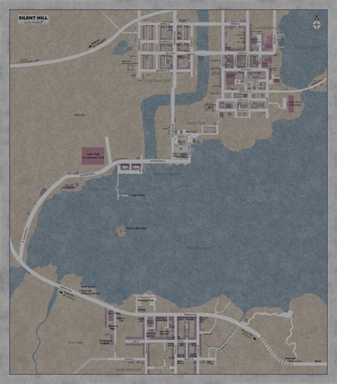 Silent Hill Complete Map By Oivalf84 On Deviantart