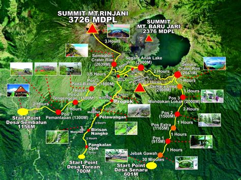 Mendaki Rinjani Hari Malam Dari Sembalun