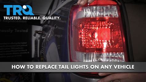 How To Replace Tail Lights On Any Vehicle Youtube