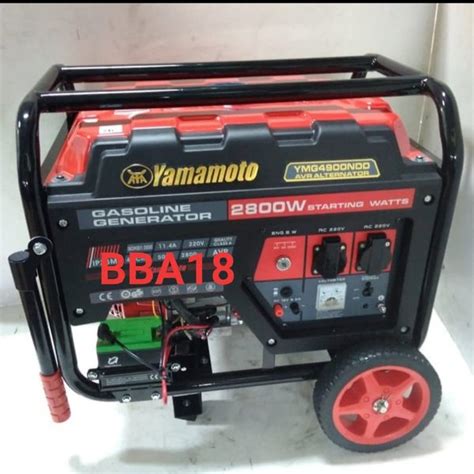 Jual Genset YAMAMOTO YMG8900NDD Genset Bensin Di Lapak BBA18 Bukalapak