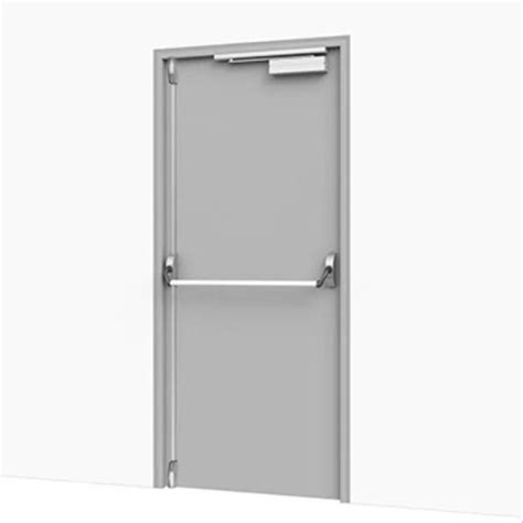 Single Door Mild Steel Fire Emergency Exit Doors Color Coated At Rs