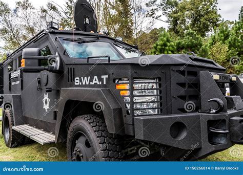 Swat Truck On Display Editorial Stock Image Image Of Forces 150266814