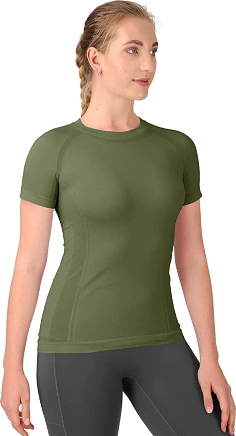 Women Short Sleeve Workout Tops For Women Quick Dry Wf Shopping