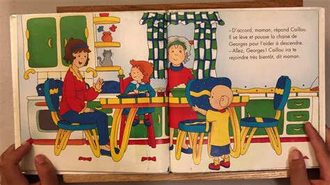 057 Caillou A Un Ami Invisible Caillou French Book Reading Youtube