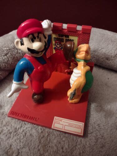 Nintendo Super Mario Bros Trophy Figures 1988 Lot Of 4 4595587957