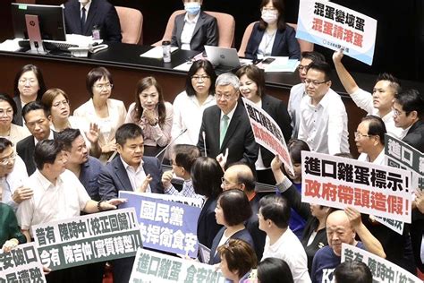 藍委杯葛不到5分鐘 陳建仁順利上台報告進口蛋 上報 Line Today