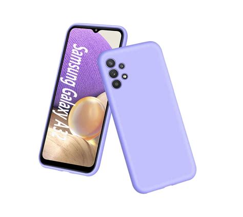 Capa Silicone Samsung Galaxy A32 5G Lilás Reforçada WilTec