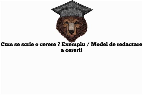 Exemplu De Cerere Cursuri Online