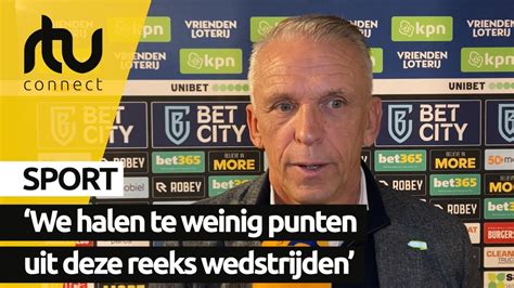 Reactie Edward Sturing Na Vitesse Almere City Youtube