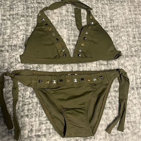 BECCA Swim Becca By Rebecca Virtue Embellished Bikini Poshmark