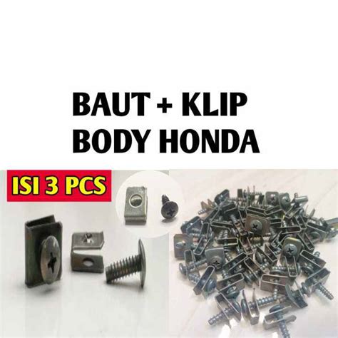 Baut Klip Body Bodi Honda Batok Dek Sekrup Skrup Cacing Vario Matic