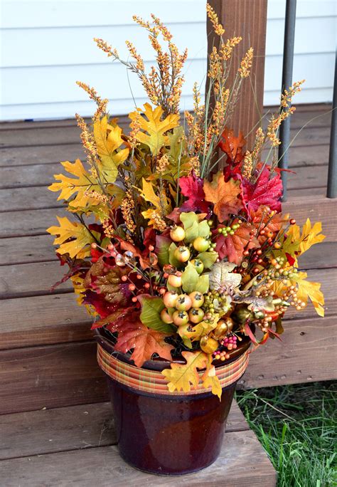 DIY Front Porch Curb Appeal Foliage Reuse Pots From Summer S Flowers