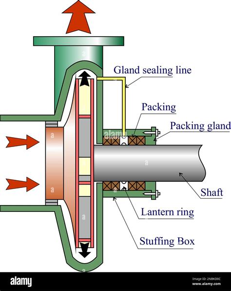 Détails de la pompe centrifuge Image Vectorielle Stock Alamy