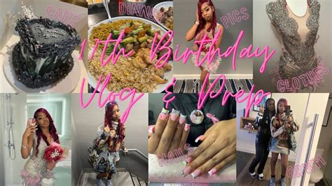 MY 17TH BIRTHDAY VLOG PREP Nails Makeup Designing Clothes Dinner