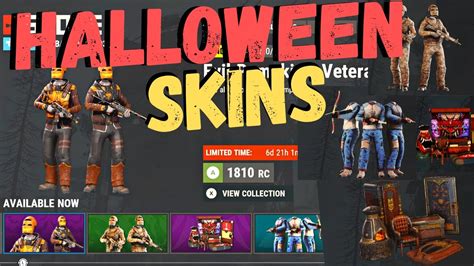 Rust Console Halloween Skins Youtube