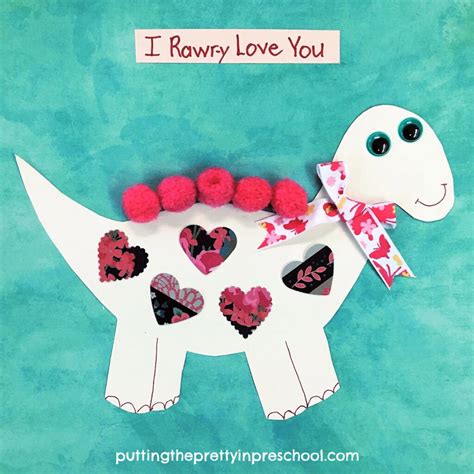 Dinosaur Valentine Craft