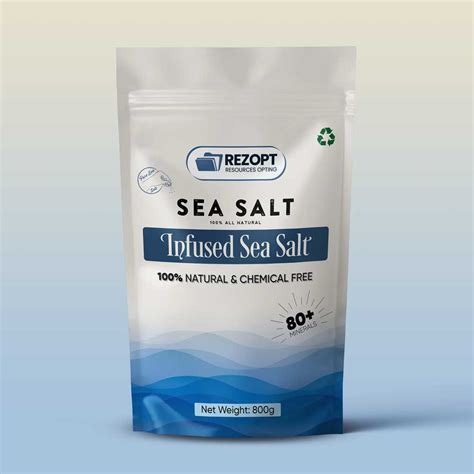 Refined And Sea Salt Vector Packaging Design Free Vector