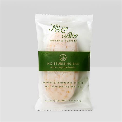 Bar Soap Fig And Aloe Plastic Sachet Cleansing Bar Soap 35 Gram Case Of 250