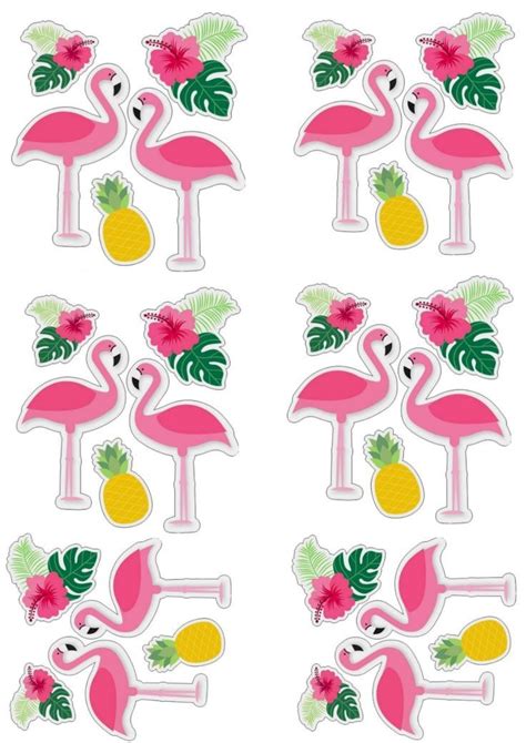 Pin de Angelica Chaires em MAMÁ Festa tropical Decoração flamingo