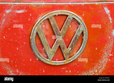 Vw Badge On Old Volkswagen Hi Res Stock Photography And Images Alamy