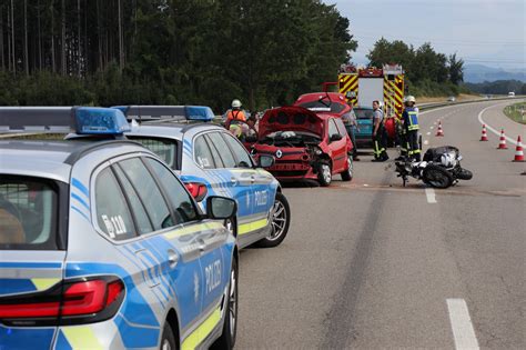 A7 Altenstadt Illertissen Mehrere Auffahrunfälle bei dichtem