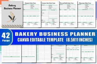 Bakery Business Planner Graphic By Creative Art 07 Creative Fabrica