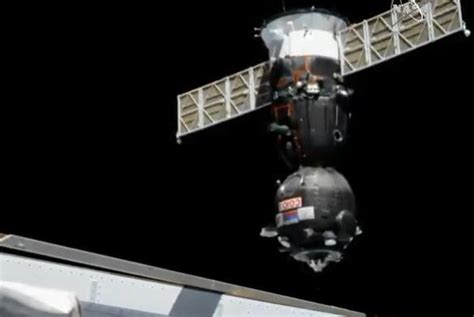 Soyuz Capsule Docks Successfully At International Space Station