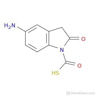 5 Amino 2 Oxo 2 3 Dihydro 1H Indole 1 Carbothioic S Acid Structure