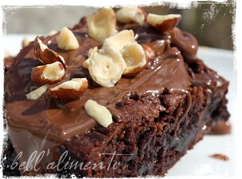 Nutella Caramel Hazelnut Brownies Bell Alimento