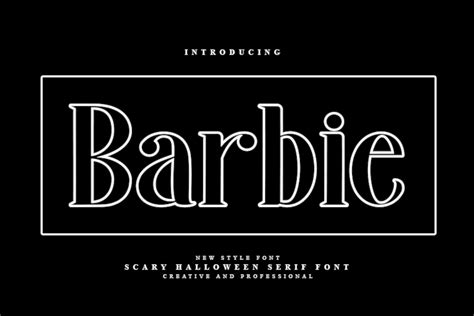 Barbie Font By Payjhoshop · Creative Fabrica