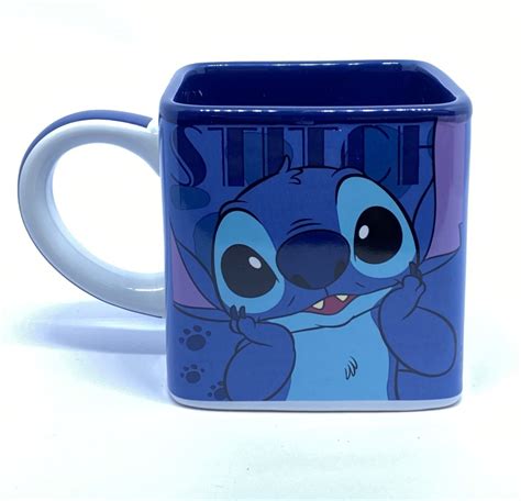 Caneca Cubo Lilo Stitch Presente Disney Zona Criativa Geek