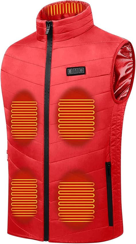 Beudylihy Gilet Riscaldabile Con Batteria E 3 Livelli Di Regolazione