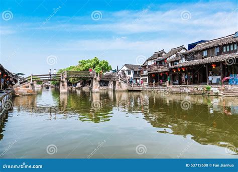 Jiang Jiangnan Ancient Town In Xitang Province Editorial Image Image