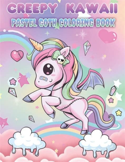 Buy Creepy Kawaii Pastel Goth Coloring Book Cute And Horror Gothic