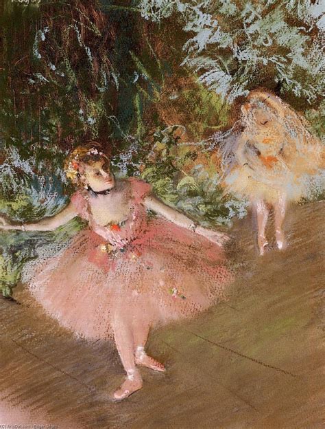 Oil Painting Replica Dancer On Stage 1 By Edgar Degas 1834 1917