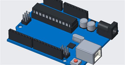 Arduino UNO 3D Model (STP) by Ludvig Broomé | Download free STL model | Printables.com