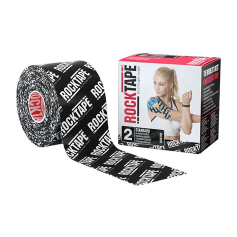 Rocktape Kinesiology Tape Standard 5 Cm X 5 M Logo Black