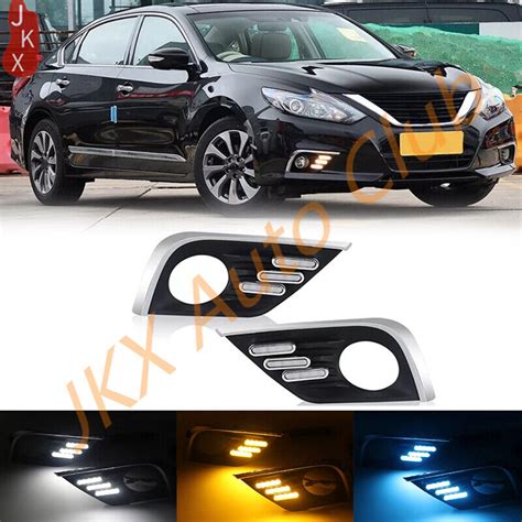 LED DRL Daytime Running Light Fog Lamp T Fit For Nissan Teana Altima