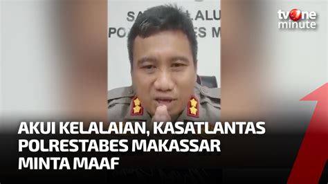 Kasatlantas Polrestabes Makassar Minta Maaf Usai Razia Moge Tvone