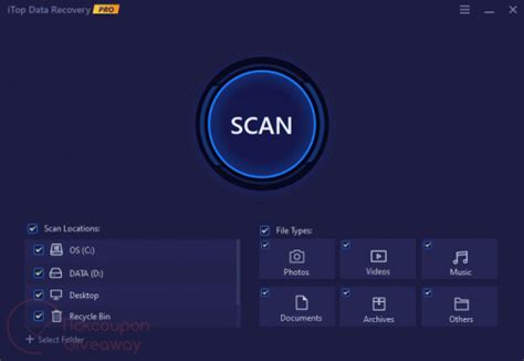 Giveaway Itop Data Recovery Pro License Key For Free