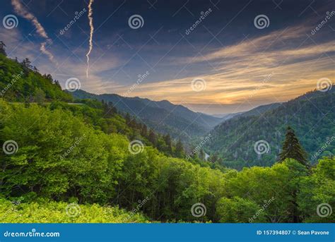 Newfound Gap Smoky Mountains Stock Image - Image of park, landscape ...