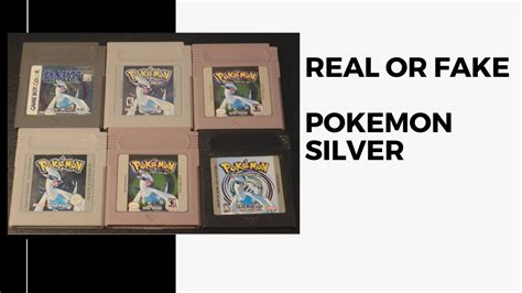 How To Spot Identify A Fake Pokemon Silver For The Gameboy Classic