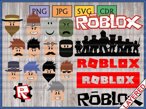 Roblox Vector Bundle 19 Designs Instant Download Perfect Etsy