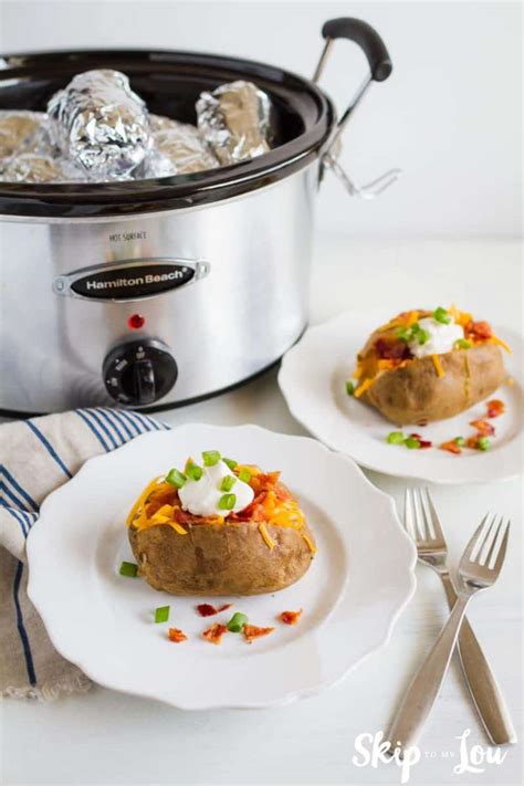 Crock Pot Baked Potatoes Skip To My Lou