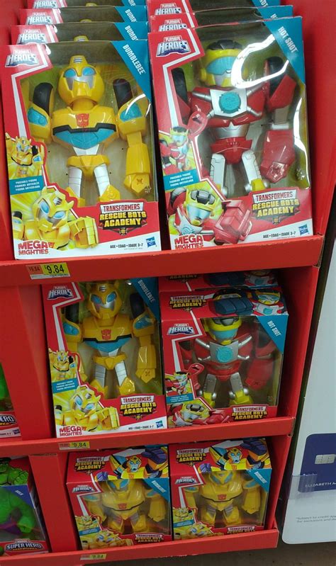 Transformers Mega Mighties Rescue Bots Bumblebee And Hot Shot Spotted At US Retail