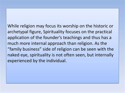 What Is The Difference Between Religion And Spirituality Ppt