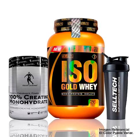 Ripley Iso Gold Whey Lbs Strawberry Creatina Kevin Levrone Gr