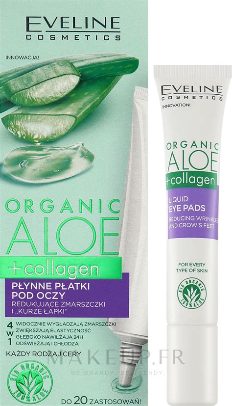 Patchs liquides à l aloe vera et collagène pour contour des yeux